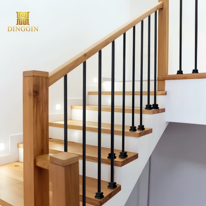 Plain bar black metal spindles Plain bar black metal spindles