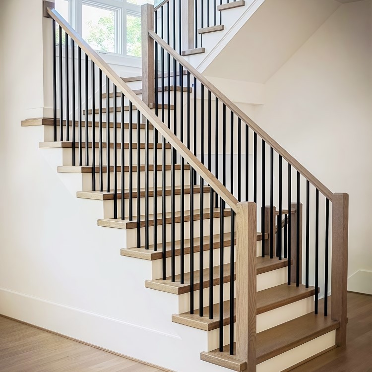 Plain bar straight iron stair spindles Plain bar straight iron stair spindles