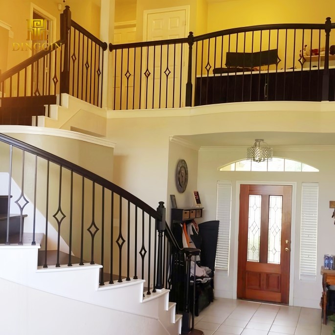 Plain bar metal balusters interior Plain bar metal balusters interior