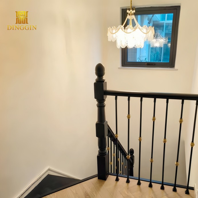 stair railing with metal spindles stair railing with metal spindles